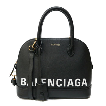 Balenciaga Shoulder Bag 2way Handbag Ville Top Handle S Black Women's Men's
