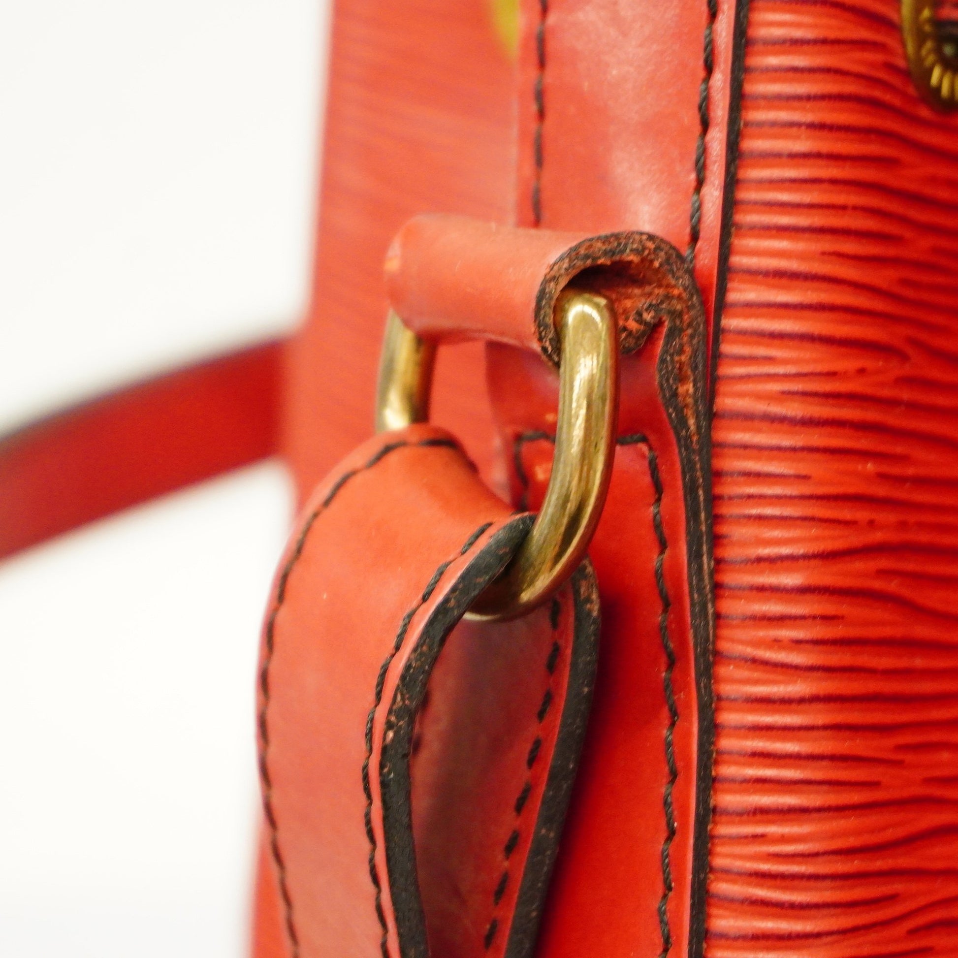 3ab1535]Auth Louis Vuitton Shoulder Bag Epi Noe M59007 Castilian