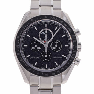 OMEGA Speedmaster Professional Moon Phase 311.30.44.32.01.001 Men's SS Watch Manual Winding Black Dial