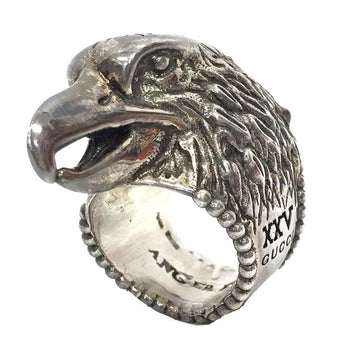 Gucci ANGER FOREST Anger Forest EAGLE HEAD Eagle Head Ring Silver AG925 Bird Men's Women's
