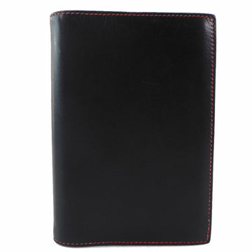 HERMES Box Calf Red ○Y Women's Notebook Cover