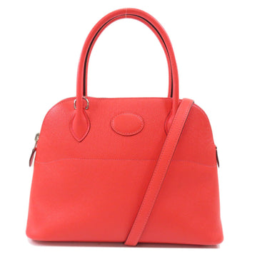 Hermes Bolide 27 Red Handbag Epson Ladies