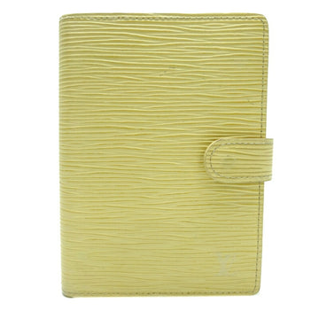 LOUIS VUITTON Agenda PM Ladies Notebook Cover R2005A Epi Vanilla [Yellow Beige]