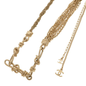 CHANEL Necklace Gold Ladies Metal Accessory