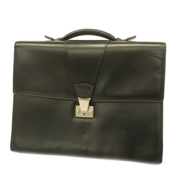 CARTIERAuth  Briefcase Men's Leather Black