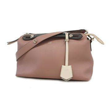 Fendi 2way Bag By The Way Medium Women's Leather Handbag,Shoulder Bag Brown