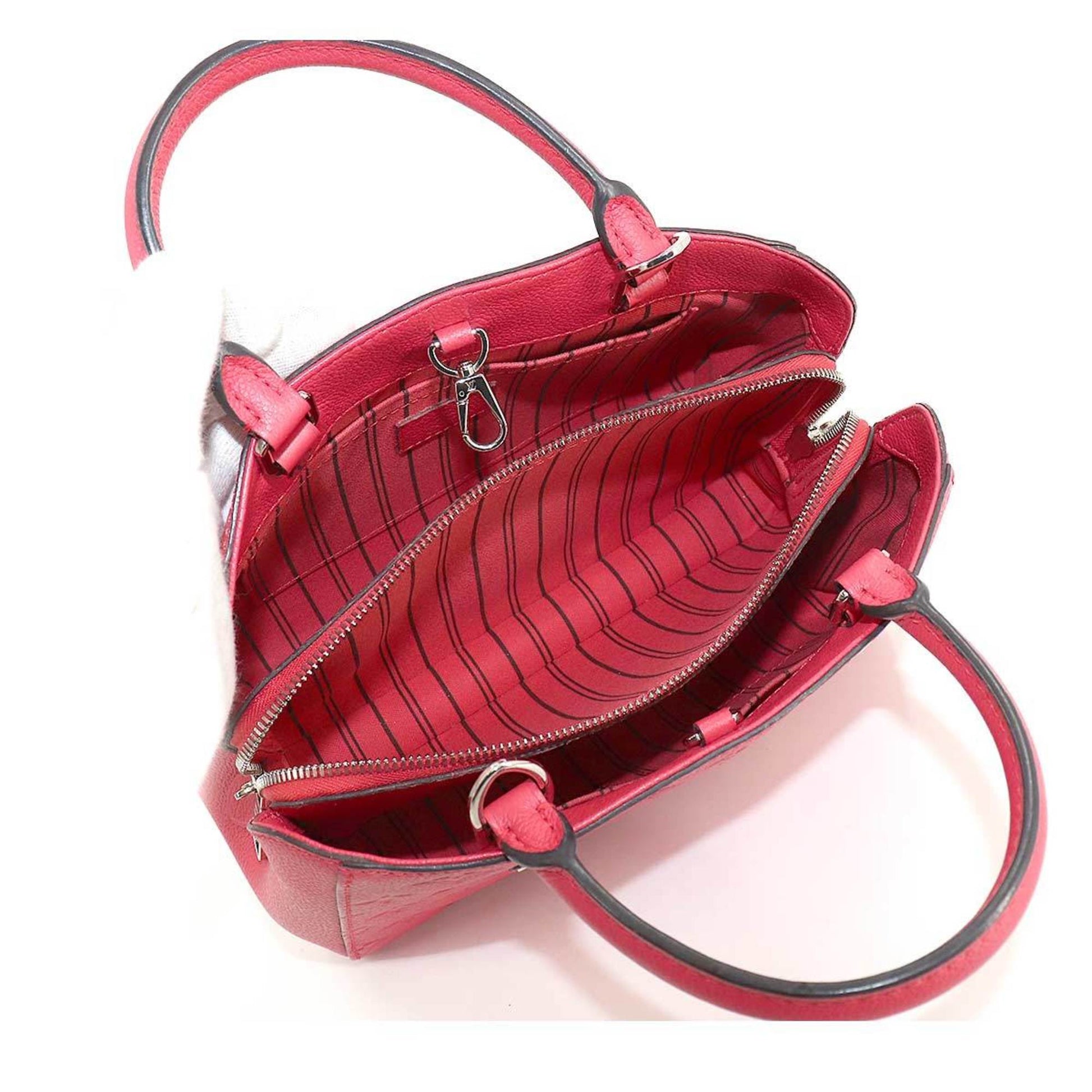 Louis Vuitton Monogram Implant Montaigne BB 2way Hand Shoulder Bag Lea