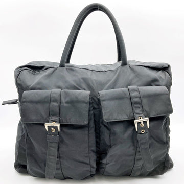 PRADA tote bag business nylon double pocket black men's women's fashion