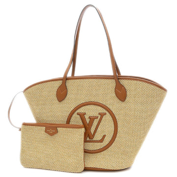 Louis Vuitton Saint-Jacques Tote Bag Basket Raffia Leather Caramel M59963