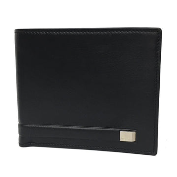 SALVATORE FERRAGAMO 663046 bi-fold wallet leather black men's