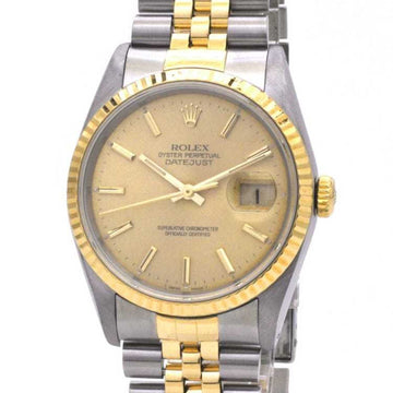 ROLEX watch Datejust silver gold combination 16233 only SS 750 automatic X31****  men's self-winding