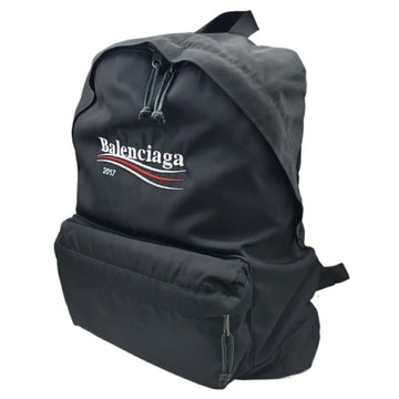 BALENCIAGA rucksack backpack 503221 9WB45 1000 nylon logo black daily use men's women's unisex
