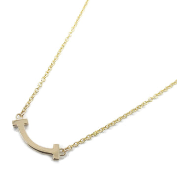 TIFFANY&CO T Smile Mini Necklace Necklace Gold K18PG[Rose Gold] Gold