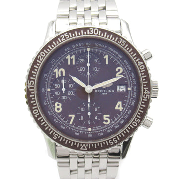 BREITLING Aviastar Wrist Watch Watch Wrist Watch A13024 Mechanical Automatic Brown Stainless Steel A13024
