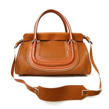 CHLOE  Handbag Everston 2way Bag Brown Women's Leather