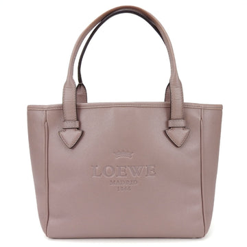 LOEWE Tote Bag Handbag Heritage Leather Pink Ladies Mini pink