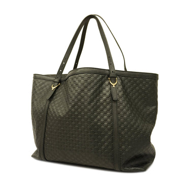 GUCCIAuth  Microssima Tote Bag 309613 Women's Leather Black