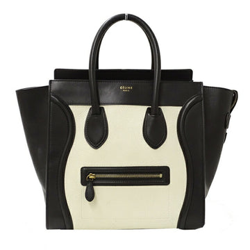 CELINE Bag Ladies Handbag Luggage Shopper Black White