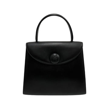 GIVENCHY 4G Logo Leather Genuine Handbag Mini Tote Bag Black 15899