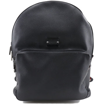 CHRISTIAN LOUBOUTIN Backpack with Buckle Bi Studs 1185129CM53 Leather Black Unisex Rucksack/Daypack