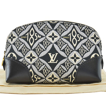 Louis Vuitton Pouch Multi Case Monogram Jacquard Pochette Cosmetic/Monogram Black x Gray Women's M80076