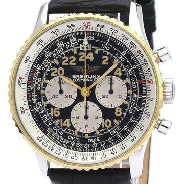 BREITLINGPolished  Navitimer Cosmonaute 18K Gold Steel Watch B12019 BF560833