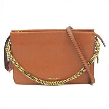 GIVENCHY BB50A7B07L Women's Leather Shoulder Bag Brown,Orange