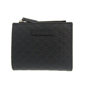 Gucci Microsima Leather Bifold Wallet Black