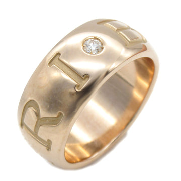 BVLGARI Mono logo diamond ring Ring Clear K18PG[Rose Gold] Clear