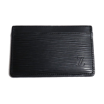 LOUIS VUITTON Card Case Porto Carte Sample Black M63512 CA3260