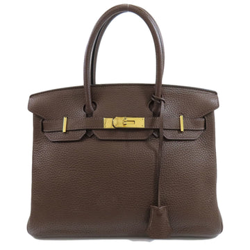 Hermes Birkin 30 Dark Brown Handbag Taurillon Ladies HERMES
