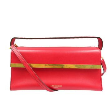 J&M DAVIDSON Eleanor Leather Red Shoulder Bag Handbag 0155J&M