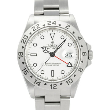 ROLEX Explorer II 16570 White Dial Watch Men's