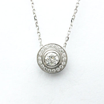 CARTIER D'amour Diamond Necklace White Gold [18K] Diamond Men,Women Fashion Pendant Necklace [Silver]