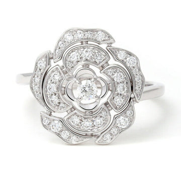CHANEL Camellia K18WG White Gold Ring