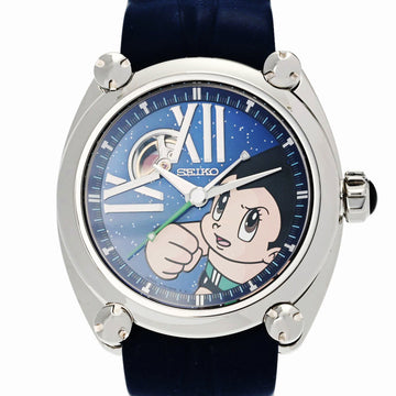 SEIKO Galante Astro Boy 150 Limited SBLL005 Men's SS Rubber Watch Automatic Winding Blue Dial