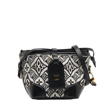 LOUIS VUITTON Monogram Jacquard Noe Purse Handbag Shoulder Bag 2WAY M69973 Noir Black Canvas Leather Ladies