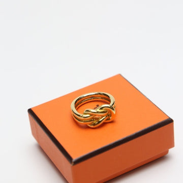 HERMES Ring Accessories with Box  Gold Scarf