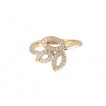 HARRY WINSTON Lily Cluster Mini Ring K18YG Yellow Gold