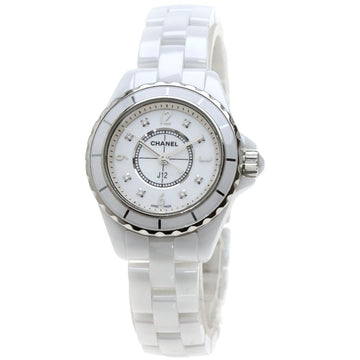 Chanel H2570 J12 29mm 8P diamond watch ceramic ladies CHANEL