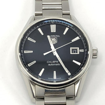 TAG HEUER Carrera Watch WAR211A Black Silver Color Heuer