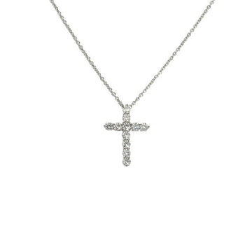 TIFFANY Cross Small PT950 Necklace