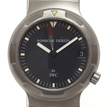 IWC Men's Watch Porsche Design Ocean 500 3523-001 Black Dial Automatic Winding