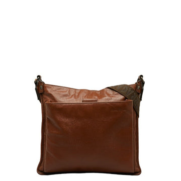 SALVATORE FERRAGAMO Shoulder Bag Brown Leather Women's
