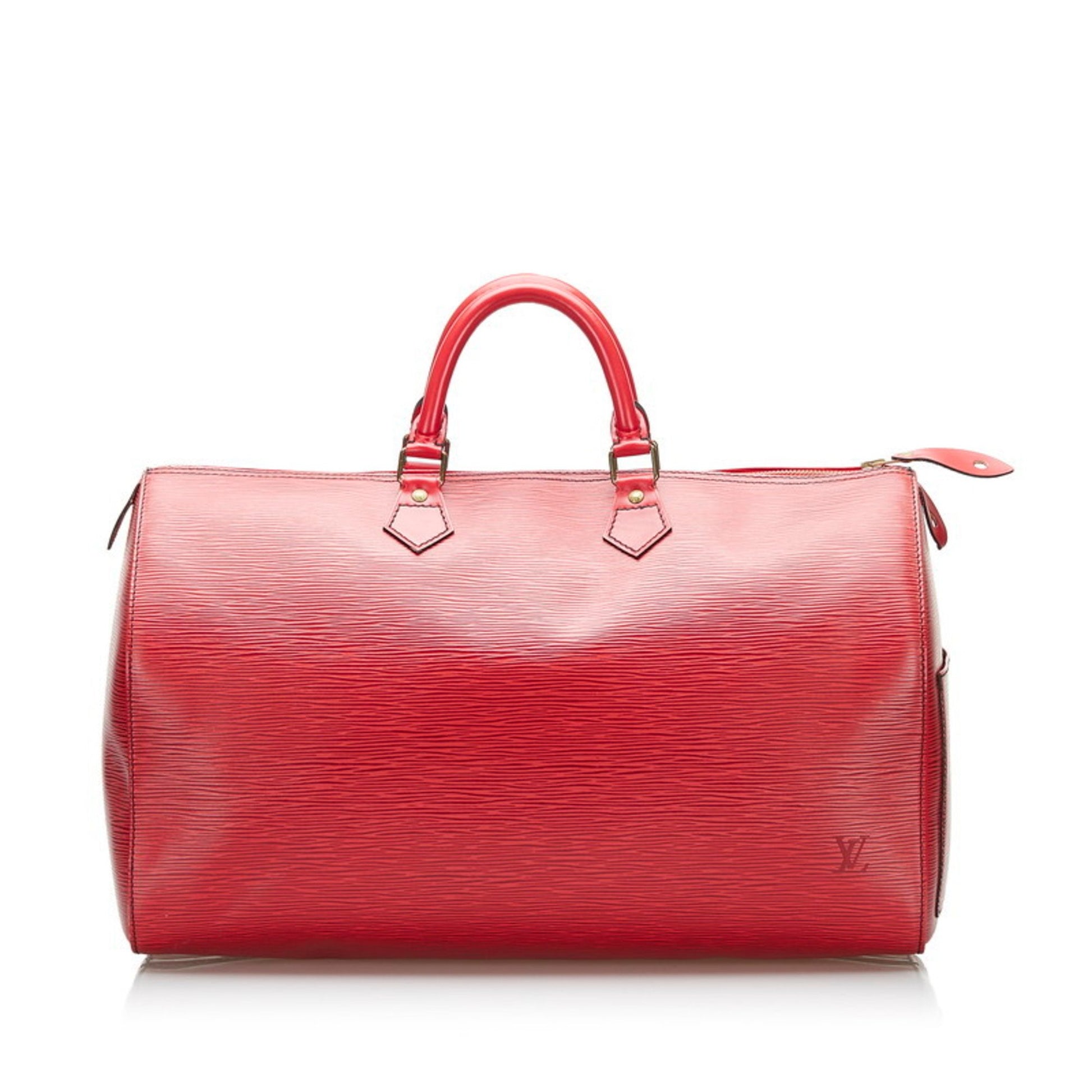 Auth Louis Vuitton Epi Speedy 40 M42987 Women's Boston Bag,Handbag  Castilian Red
