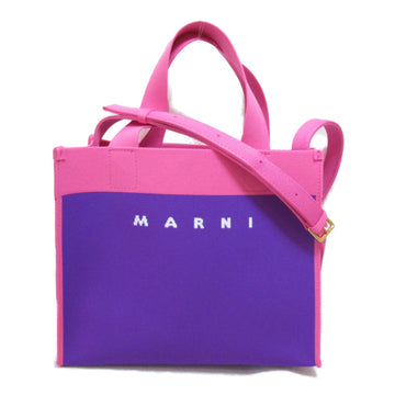 MARNI Tote Bag Pink Purple polyester SHMP0083A0P4602 ZO25