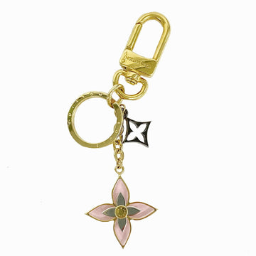LOUIS VUITTON Keychain Portocle Blooming Flower BB M68461 Gold Ladies