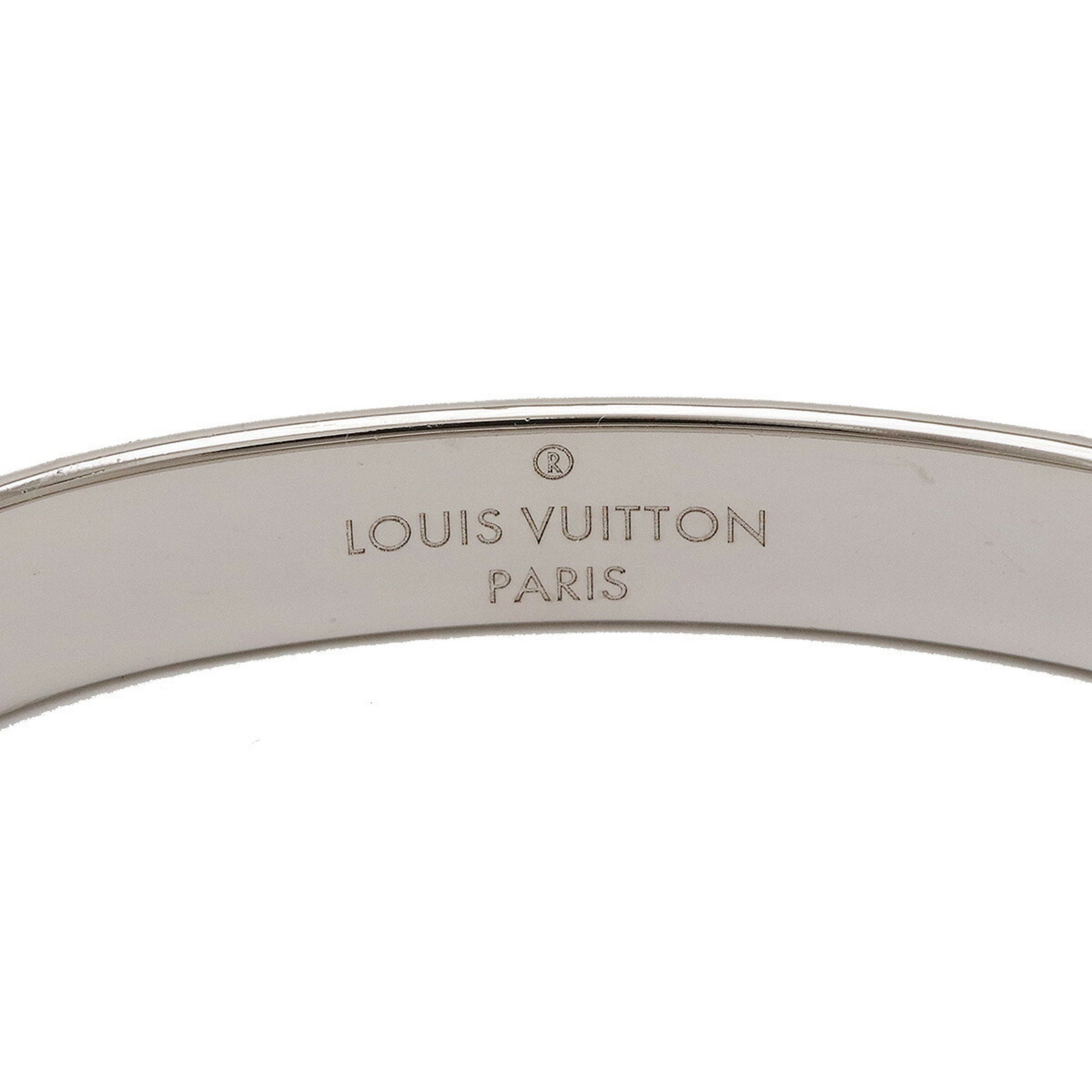 LOUIS VUITTON Bracelet Bangle AUTH LV Cuff Nanogram Bangle Monogram M00254  F/S