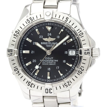 Polished BREITLING Colt Automatic Steel Automatic Mens Watch A17350 BF547008
