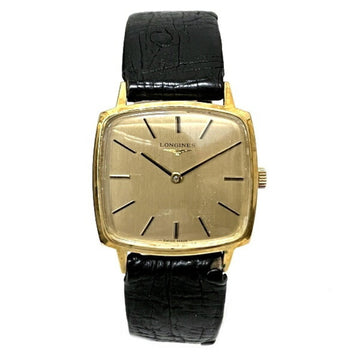 LONGINES manual winding square antique clock wristwatch men's